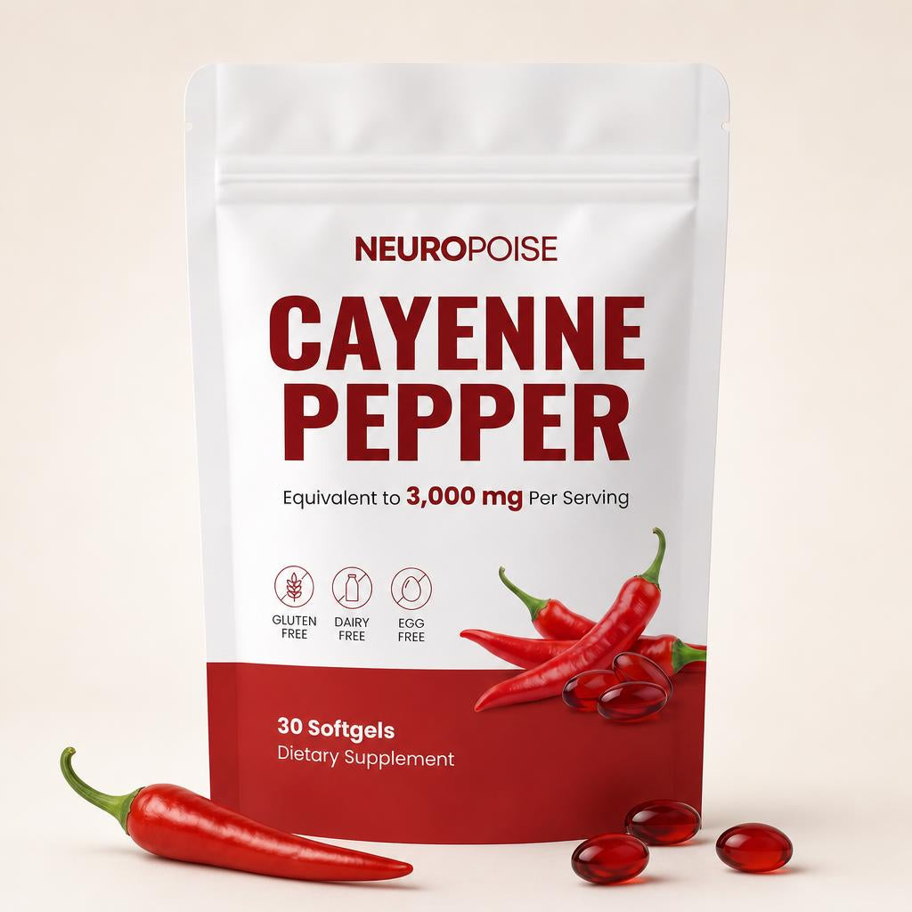 Neuropoise Cayenne Pepper Softgels, 30 softgels