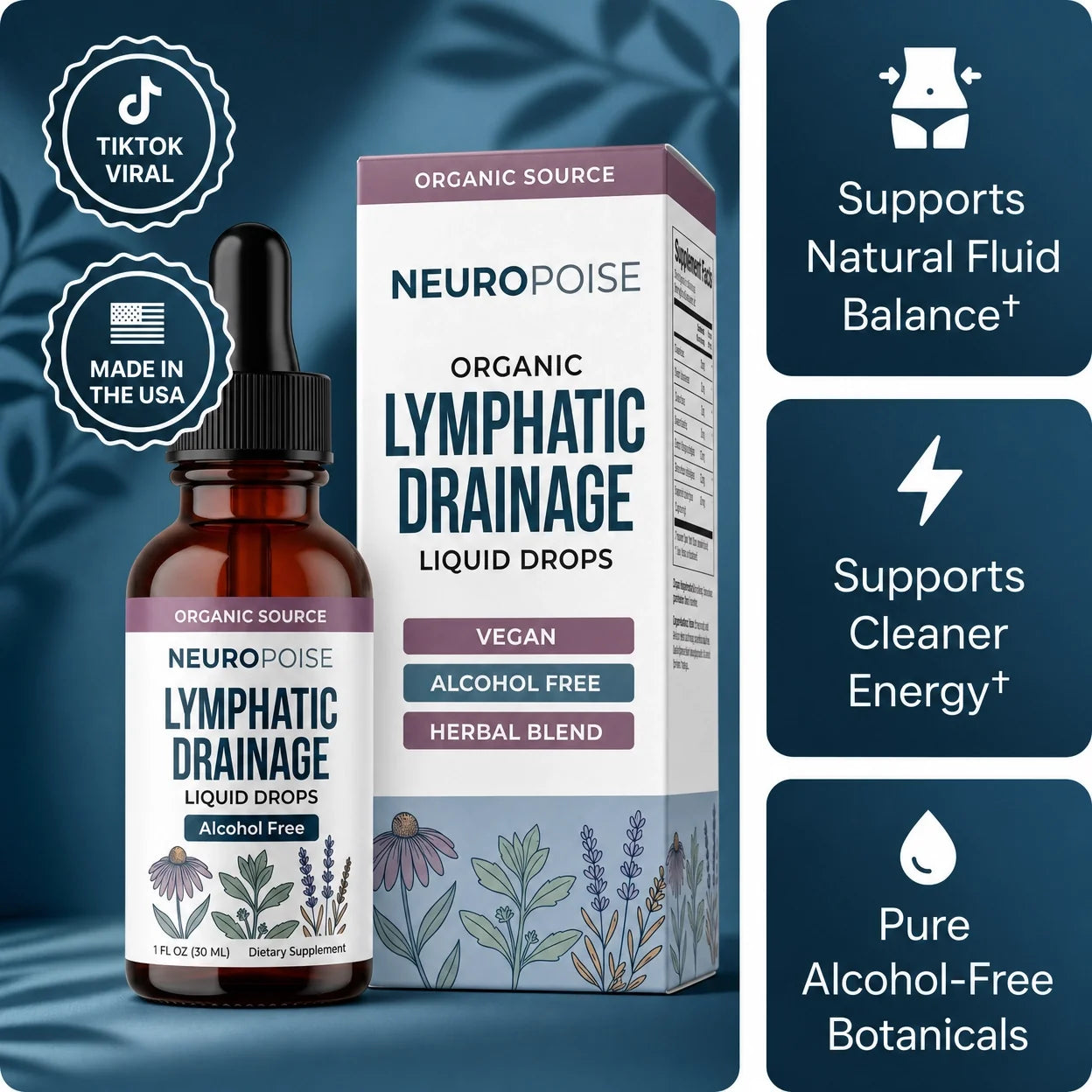 Neuropoise™ Lymphatic Drainage Liquid Drops