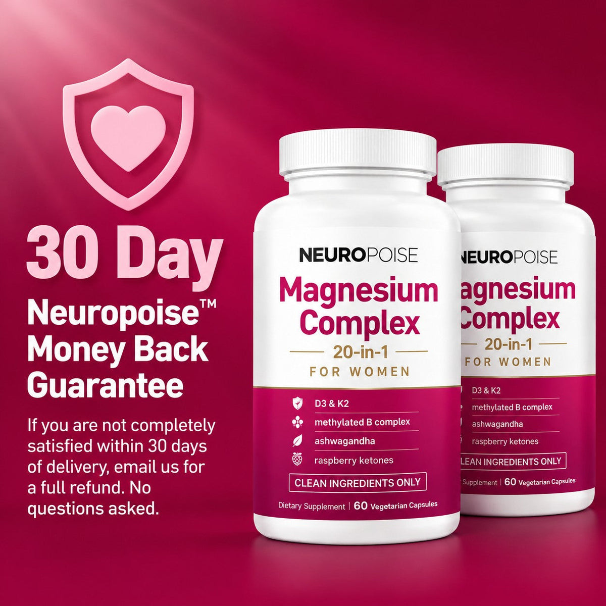 30 day Neuropoise money back guarantee