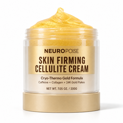 Neuropoise Skin Firming & Cellulite Cream, cryo-thermo gold formula, 7.05 oz