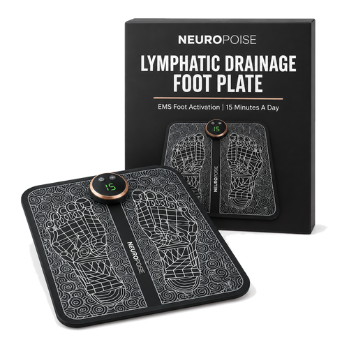 Neuropoise Lymphatic Drainage EMS Foot Plate with retail box