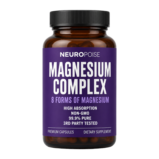Neuropoise Magnesium Complex, 8 forms of magnesium, purple label bottle
