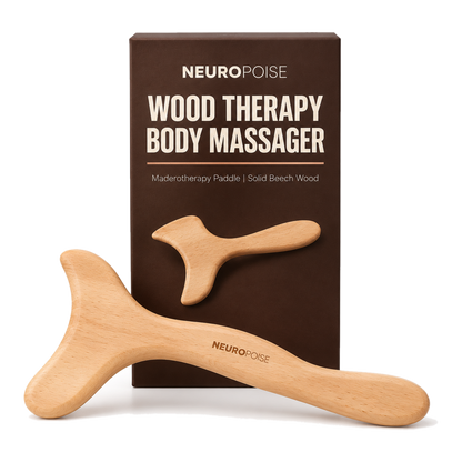 Neuropoise Wood Therapy Body Massager with retail box