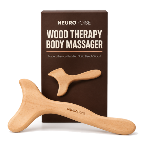 Neuropoise Wood Therapy Body Massager with retail box