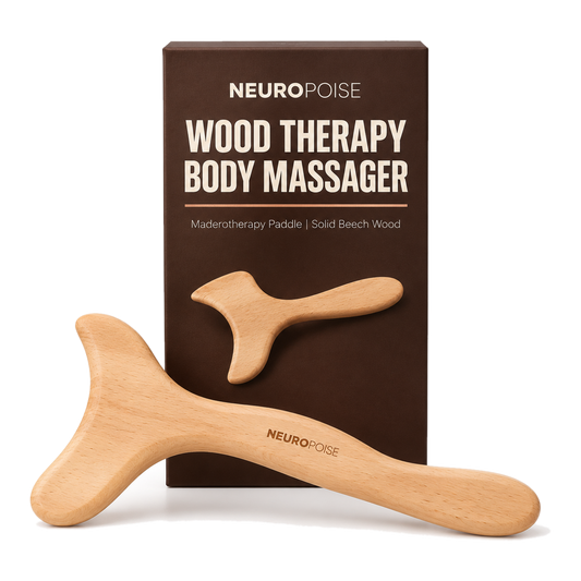 Neuropoise Wood Therapy Body Massager with retail box