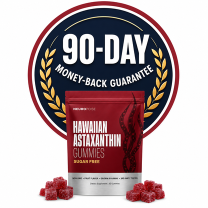 Neuropoise Hawaiian Astaxanthin Gummies 90-day money-back guarantee