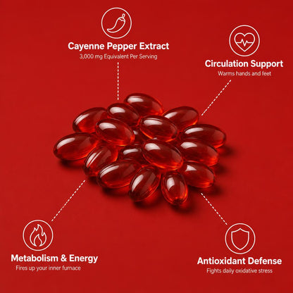 Neuropoise Cayenne Pepper Softgels - ingredients