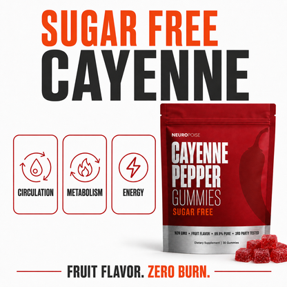 Sugar free cayenne - circulation, metabolism, energy