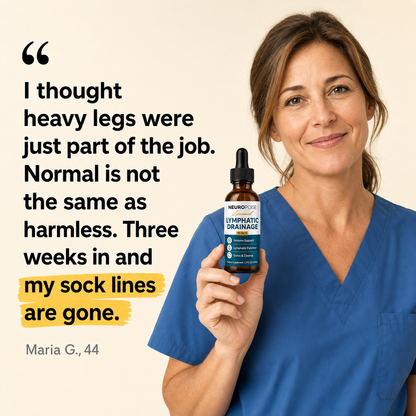Nurse testimonial: sock lines gone after three weeks